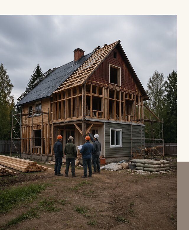 Реконструкция дачного дома в Воткинске под ключ с проектом